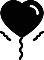 heart balloon vector illustration on a background.Premium quality symbols.vector icons for concept and graphic design.