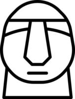 moai chile vector illustration on a background.Premium quality symbols.vector icons for concept and graphic design.