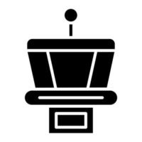 Control Tower Glyph Icon vector