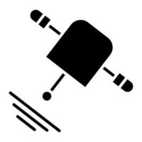 Satellite Glyph Icon vector