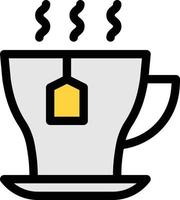 ilustración de vector de café en un fondo. símbolos de calidad premium. iconos vectoriales para concepto y diseño gráfico.