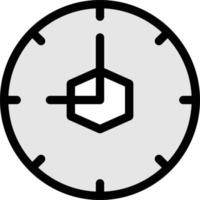clock vector illustration on a background.Premium quality symbols. vector icons for concept and graphic design.