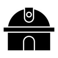 Observatory Glyph Icon vector