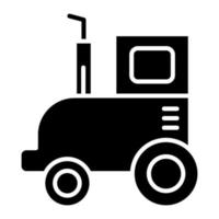 icono de glifo de coche buggy vector