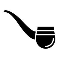 Smoking Pipe Glyph Icon vector