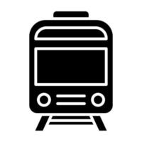 Train Glyph Icon vector