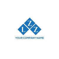 LZZ letter logo design on white background. LZZ creative initials letter logo concept. LZZ letter design. vector