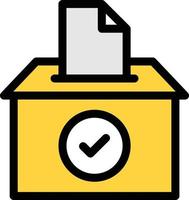 ballot vector illustration on a background.Premium quality symbols.vector icons for concept and graphic design.