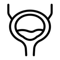 bladder vector illustration on a background.Premium quality symbols.vector icons for concept and graphic design.