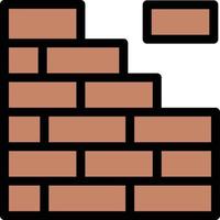 wall brick vector illustration on a background.Premium quality symbols.vector icons for concept and graphic design.