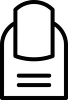 finger vector illustration on a background.Premium quality symbols.vector icons for concept and graphic design.