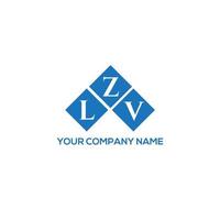 LZV letter logo design on white background. LZV creative initials letter logo concept. LZV letter design. vector