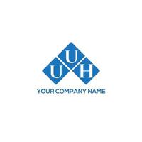 UUH letter design.UUH letter logo design on white background. UUH creative initials letter logo concept. UUH letter design.UUH letter logo design on white background. U vector