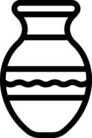 vase vector illustration on a background.Premium quality symbols. vector icons for concept and graphic design.