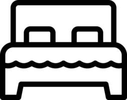 bed vector illustration on a background.Premium quality symbols. vector icons for concept and graphic design.