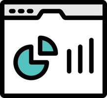 webpage graph vector illustration on a background.Premium quality symbols. vector icons for concept and graphic design.