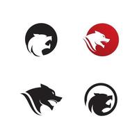 Panther Logo design vector illustration template