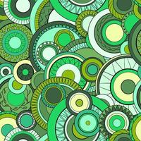 Seamless background with geometric pattern. Oval and circle shapes vector