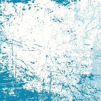 Abstract blue splatter dirty grunge texture background vector