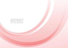 Abstract pink creative business flowing wave background vector