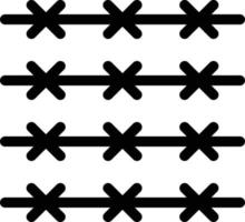 border wire vector illustration on a background.Premium quality symbols. vector icons for concept and graphic design.