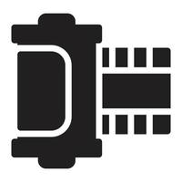 camera reel vector illustration on a background.Premium quality symbols.vector icons for concept and graphic design.