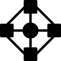 ilustración vectorial de blockchain en un fondo. símbolos de calidad premium. iconos vectoriales para concepto y diseño gráfico. vector