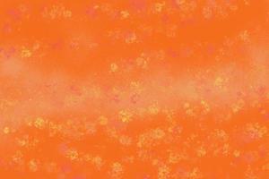 spray de color naranja estampado sobre fondo blanco por computadora del programa, ilustraciones de textura áspera de arte abstracto. artes contemporáneas, lienzo de papel artístico monótono, espacio para copia de marco escribir postal foto