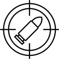 bullet target vector illustration on a background.Premium quality symbols.vector icons for concept and graphic design.
