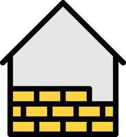 house brick vector illustration on a background.Premium quality symbols.vector icons for concept and graphic design.