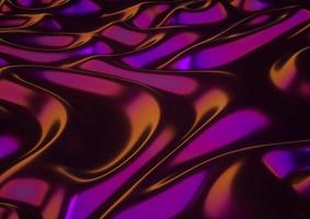líquido abstracto negro agua ondas 3d foto