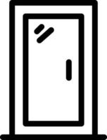 ilustración de vector de puerta en un fondo. símbolos de calidad premium. iconos vectoriales para concepto y diseño gráfico.