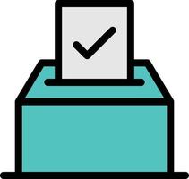 ballot vector illustration on a background.Premium quality symbols.vector icons for concept and graphic design.