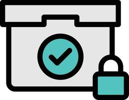 ballot vector illustration on a background.Premium quality symbols.vector icons for concept and graphic design.