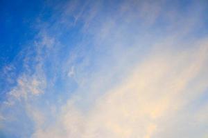 The beautiful sky with the colorful rainbow. Sky background. photo