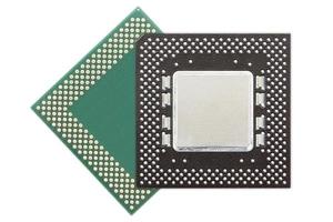 Central processing unit or Computer chip photo