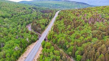 camino hacia el monte washington, new hampshire foto