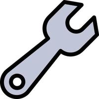 wrench vector illustration on a background.Premium quality symbols.vector icons for concept and graphic design.