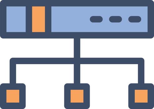 server network vector illustration on a background.Premium quality symbols. vector icons for concept and graphic design.