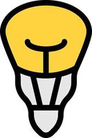 led bulb vector illustration on a background.Premium quality symbols.vector icons for concept and graphic design.