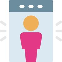 scanning person vector illustration on a background.Premium quality symbols.vector icons for concept and graphic design.