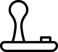 Ilustración de vector de joystick en un fondo. Símbolos de calidad premium. Iconos vectoriales para concepto y diseño gráfico.