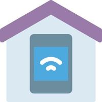 house wifi vector illustration on a background.Premium quality symbols.vector icons for concept and graphic design.