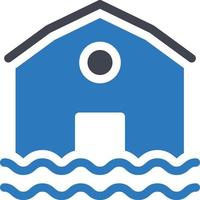 flood home vector illustration on a background.Premium quality symbols.vector icons for concept and graphic design.