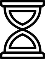 ilustración vectorial de reloj de arena en un fondo. símbolos de calidad premium. iconos vectoriales para concepto y diseño gráfico. vector