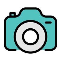 camera vector illustration on a background.Premium quality symbols.vector icons for concept and graphic design.