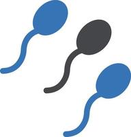 ilustración vectorial de espermatozoides en un fondo. símbolos de calidad premium. iconos vectoriales para concepto y diseño gráfico. vector