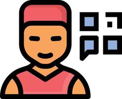 qr code vector illustration on a background.Premium quality symbols.vector icons for concept and graphic design.