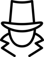 detective vector illustration on a background.Premium quality symbols.vector icons for concept and graphic design.
