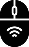 mouse wireless vector illustration on a background.Premium quality symbols.vector icons for concept and graphic design.